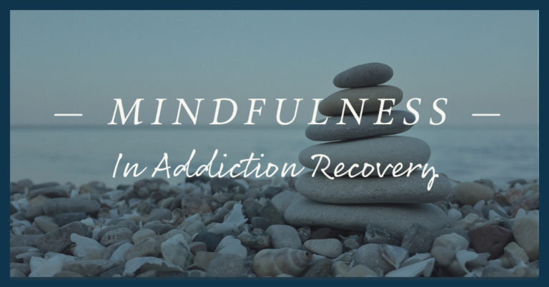 mindfulness based treatment banner with rocks