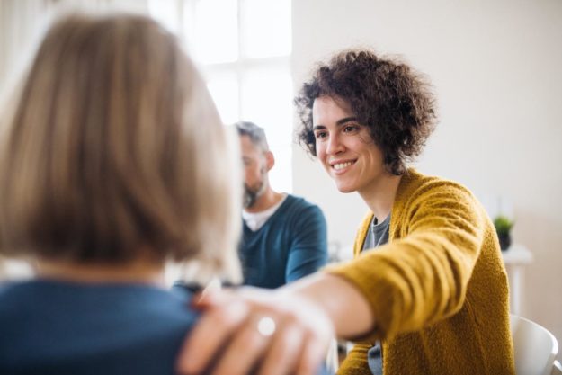 People experiencing peer support